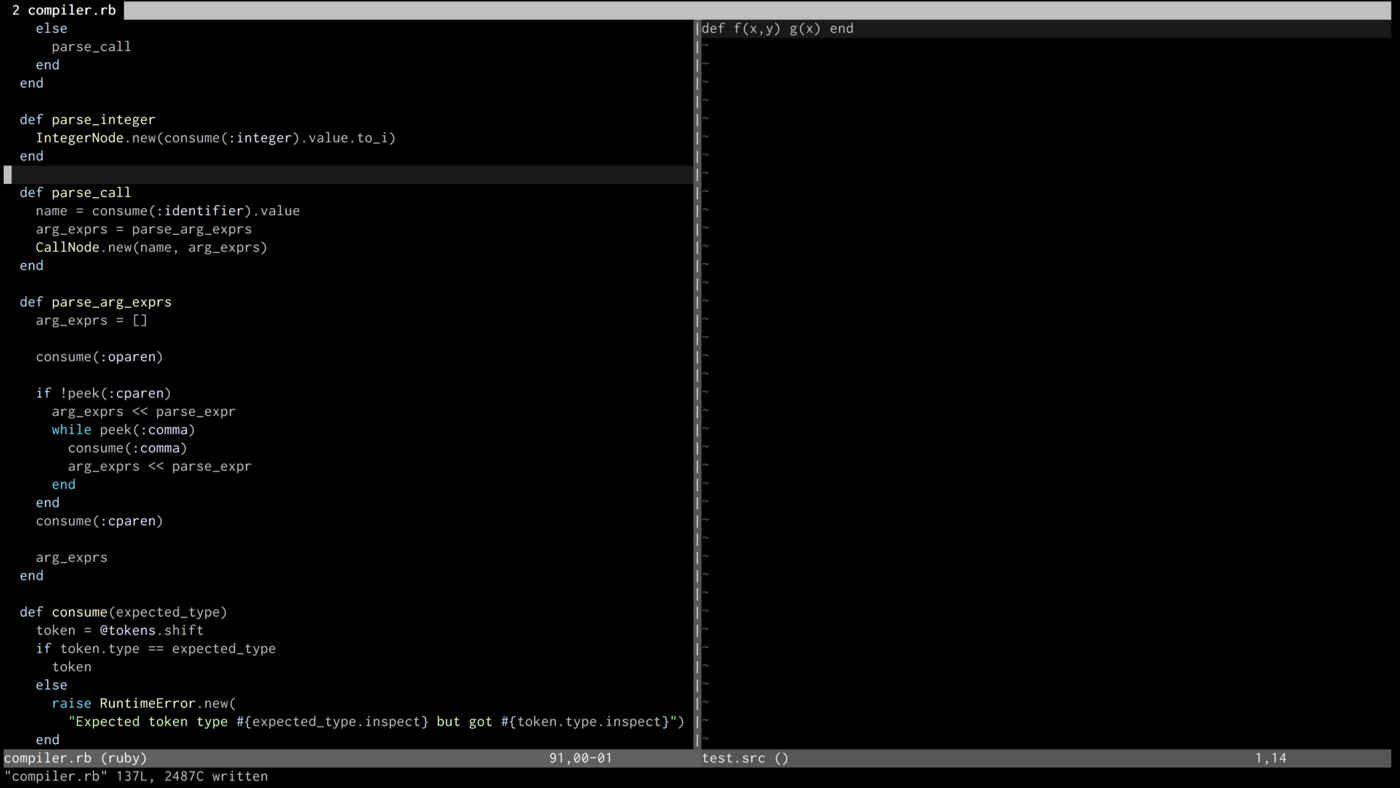 A compiler from scratch.poster